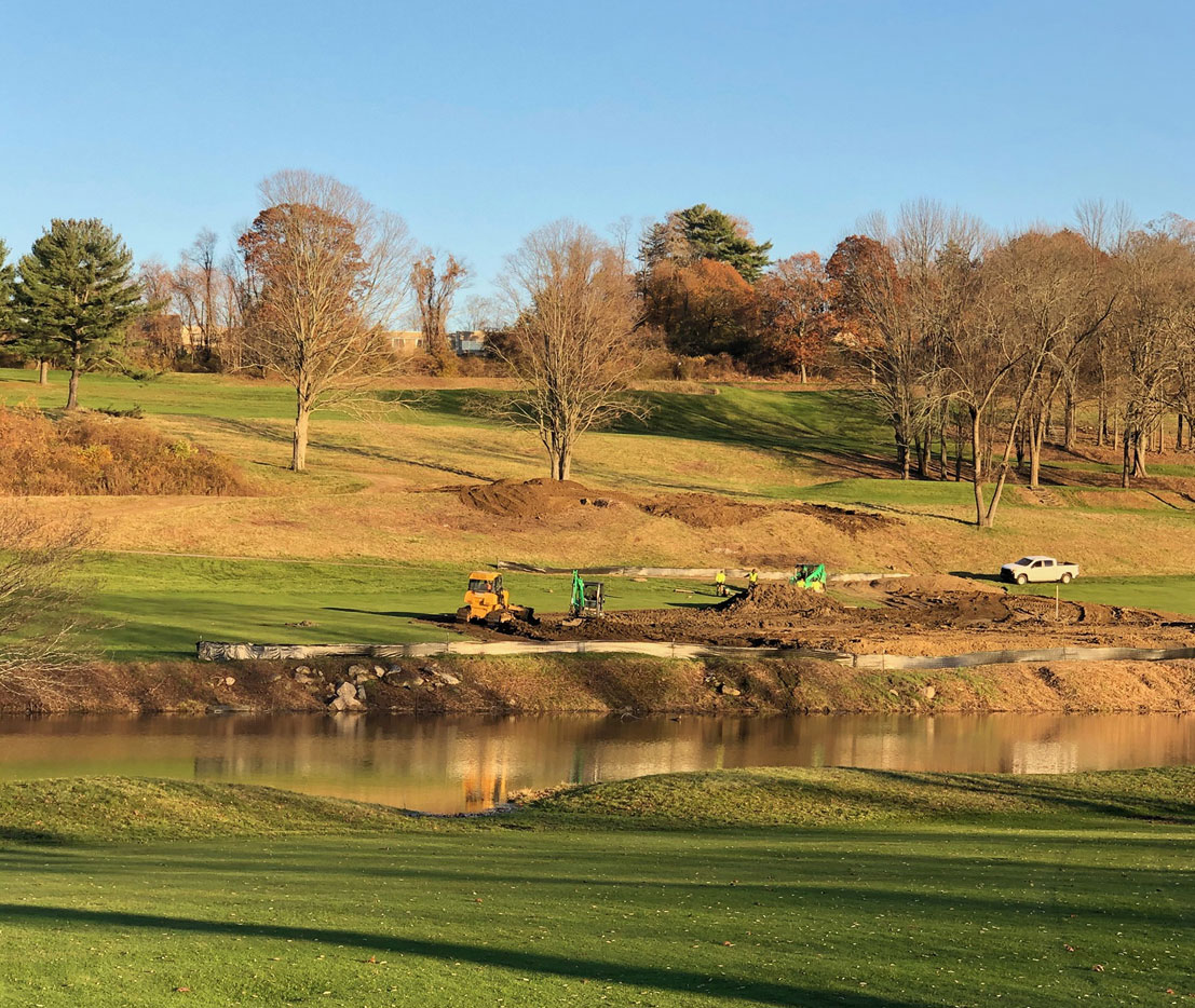 The Summit Club under construction, Westchester County